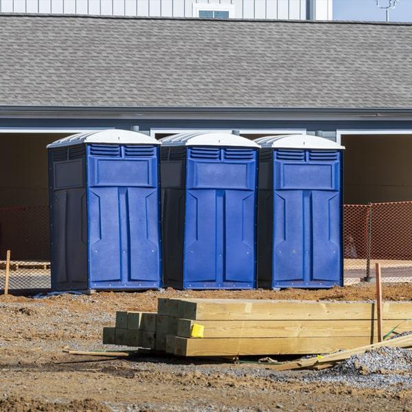Heavy-duty construction site porta potty in Cortez, Colorado