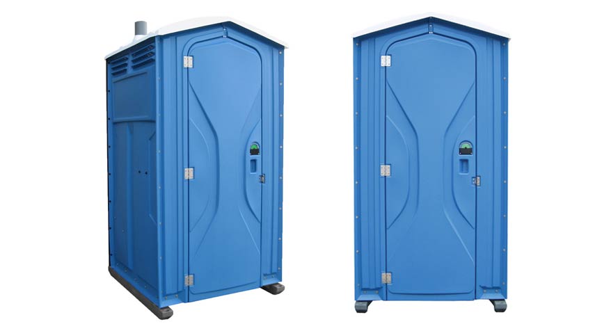 Long-term porta potty units on site in Cortez, Colorado